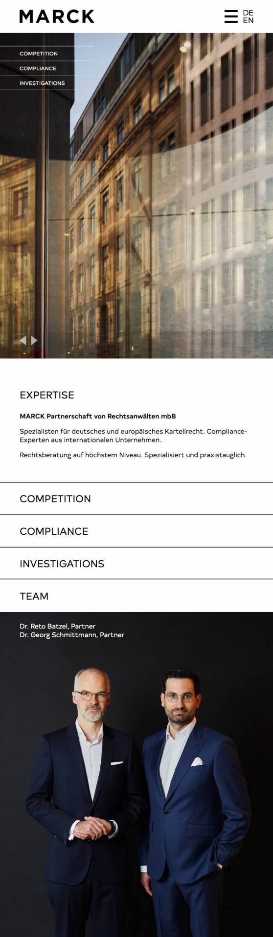 Marck / Corporate Design and Website