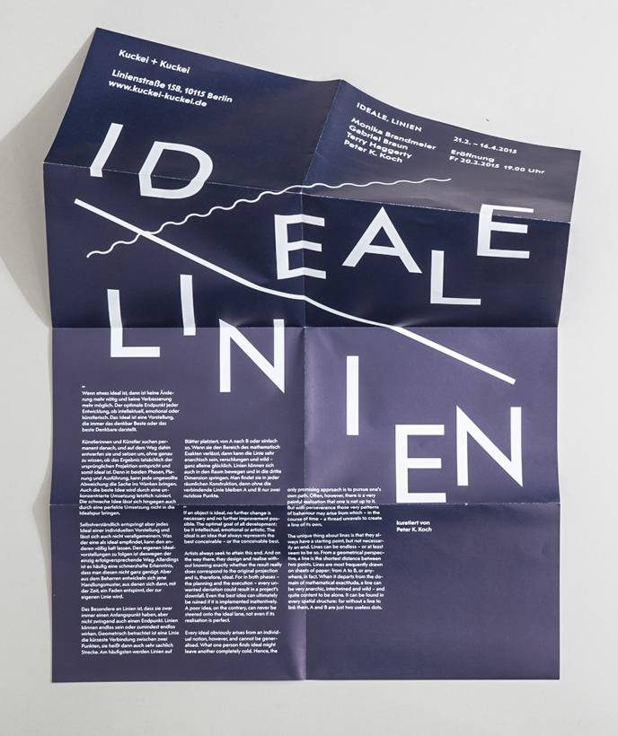 Ideale, Linien / Poster
